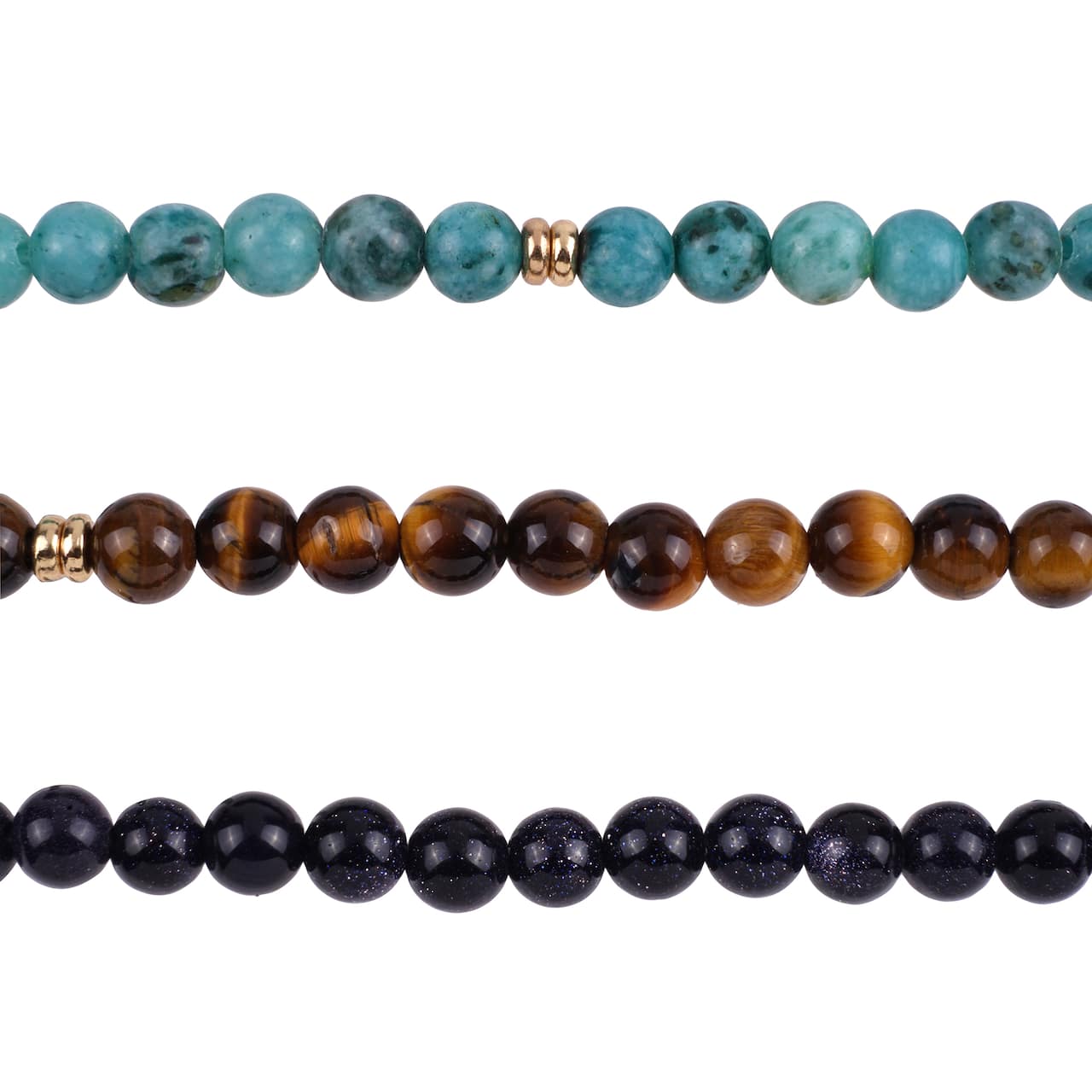 6 Packs: 3 ct. (18 total) Signature Color Shop Tiger Eye & Jasper Bracelets by Bead Landing™